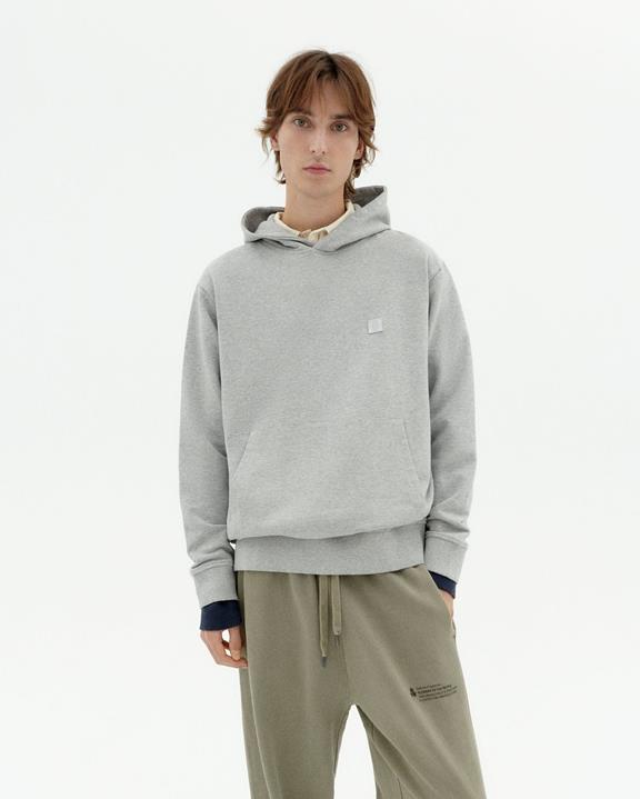 Capuchonsweater Simon Contrast Sun Grey via Shop Like You Give a Damn