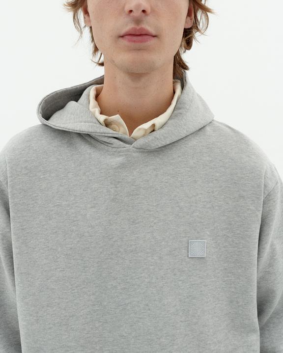 Capuchonsweater Simon Contrast Sun Grey from Shop Like You Give a Damn