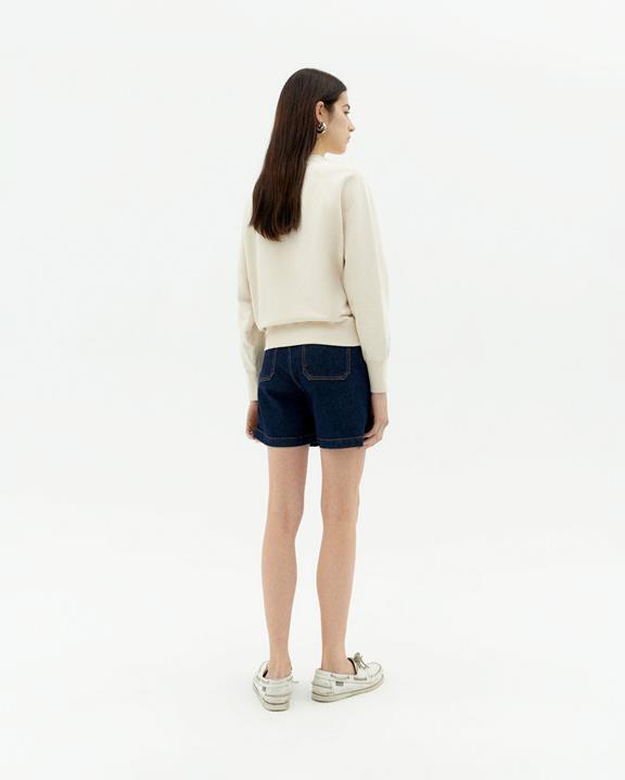 Sweatshirt Sabine Bonnie Wit from Shop Like You Give a Damn