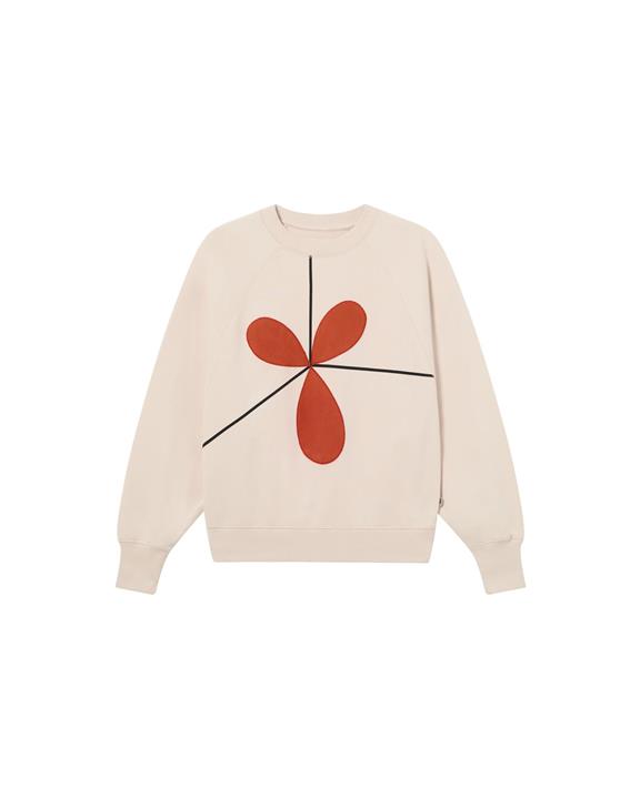 Sweatshirt Sabine Bonnie Wit from Shop Like You Give a Damn