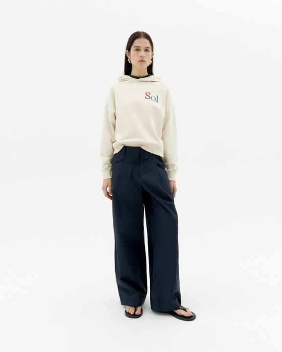Capuchonsweater Sun Type Valeria Off White from Shop Like You Give a Damn