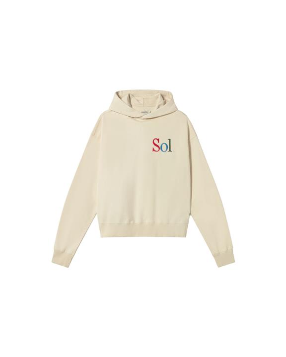 Capuchonsweater Sun Type Valeria Off White from Shop Like You Give a Damn