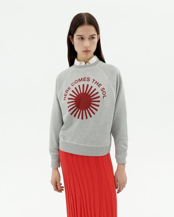 Sweatshirt Bonnie Retro Zon Grijs via Shop Like You Give a Damn