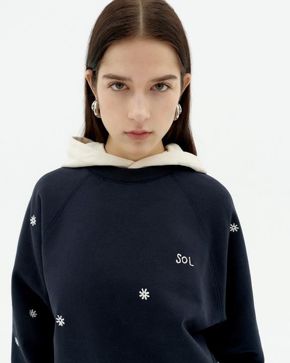Sweatshirt Bonnie Solsol Marineblauw from Shop Like You Give a Damn