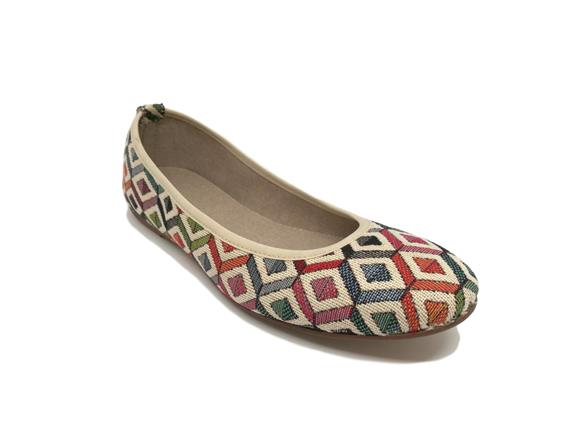Ballerina Cenerentola Ruitvormig Veelkleurig via Shop Like You Give a Damn