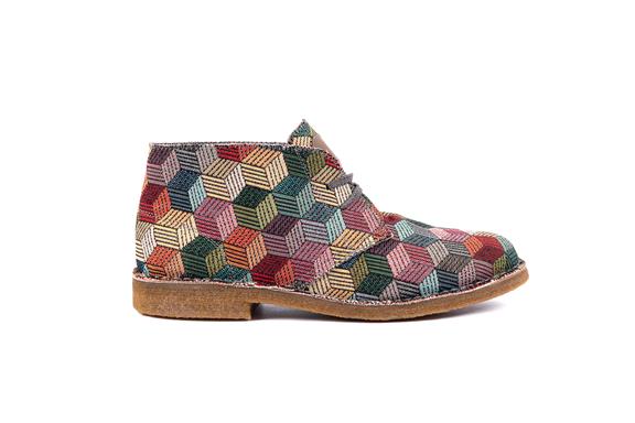 Desert Boots Vierkant Multicolor from Shop Like You Give a Damn