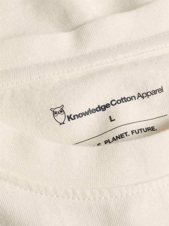T-Shirt Regular Bedrukt Off White from Shop Like You Give a Damn