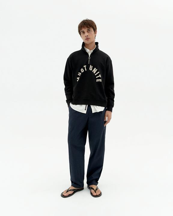 Sweatshirt Moet Verenigen Gallagher Zwart from Shop Like You Give a Damn