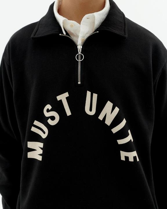 Sweatshirt Moet Verenigen Gallagher Zwart from Shop Like You Give a Damn
