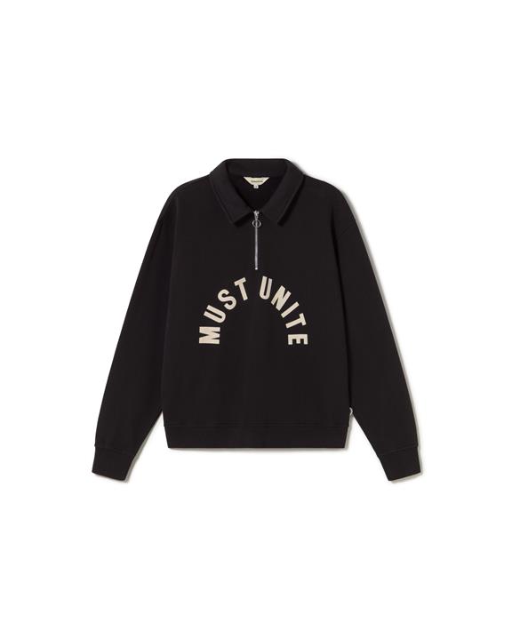 Sweatshirt Moet Verenigen Gallagher Zwart from Shop Like You Give a Damn