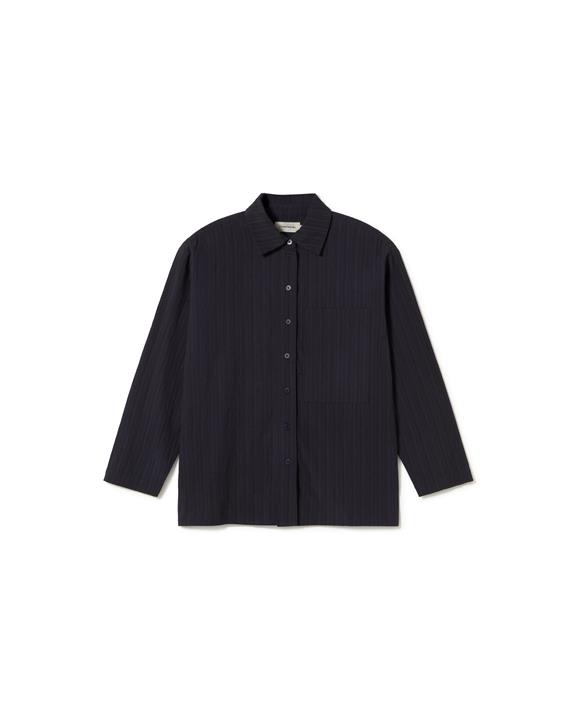 Blouse Popcorn Marcelle Marineblauw from Shop Like You Give a Damn