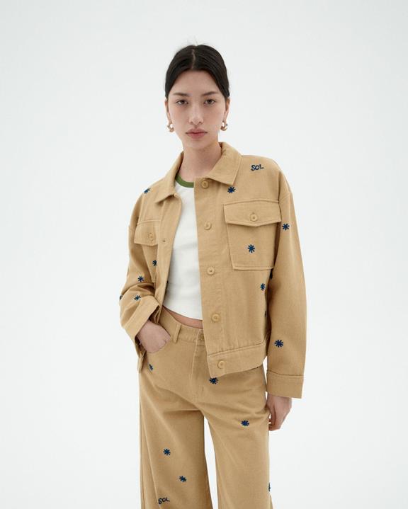 Jas Frans Chain Sun Beige via Shop Like You Give a Damn