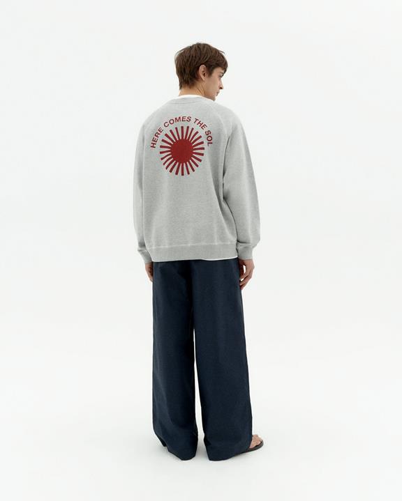 Sweatshirt Retro Sun Pepe Grijs from Shop Like You Give a Damn