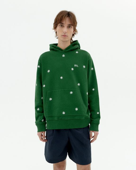 Capuchonsweater Solsol Simon Groen via Shop Like You Give a Damn