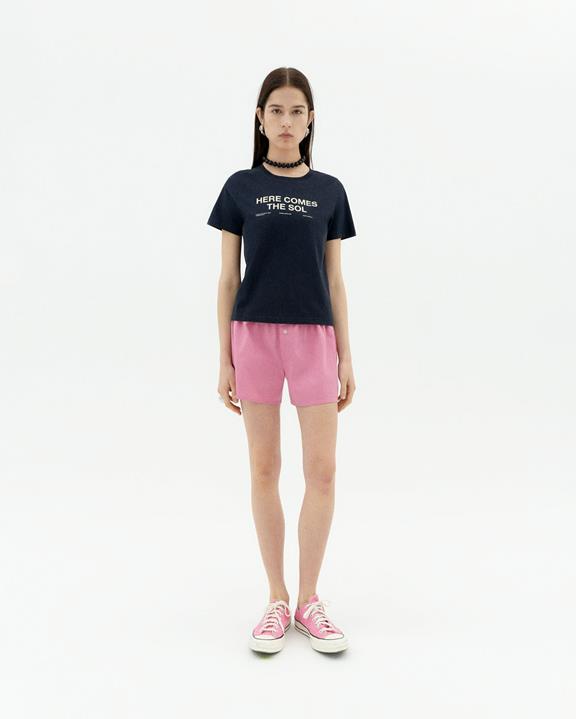 T-Shirt Klassiek Zon Ida Marineblauw from Shop Like You Give a Damn
