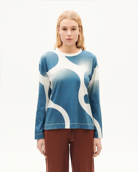 T-Shirt Emily  Blauwe Spray from Shop Like You Give a Damn