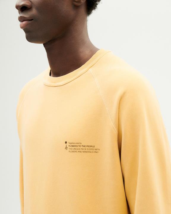 Sweatshirt Ftp Tagetes Geel from Shop Like You Give a Damn