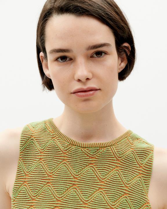 Gebreide Tanktop Aura Groen from Shop Like You Give a Damn