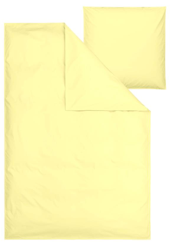 Percale Beddengoedset Bhanu Zacht Citroengeel from Shop Like You Give a Damn