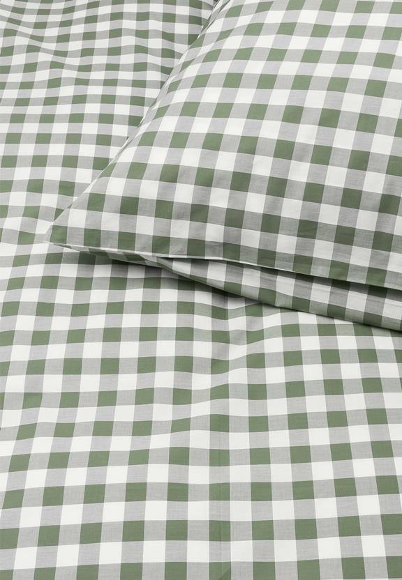 Beddengoedset Majuli Check Herbal Green / Natural White from Shop Like You Give a Damn