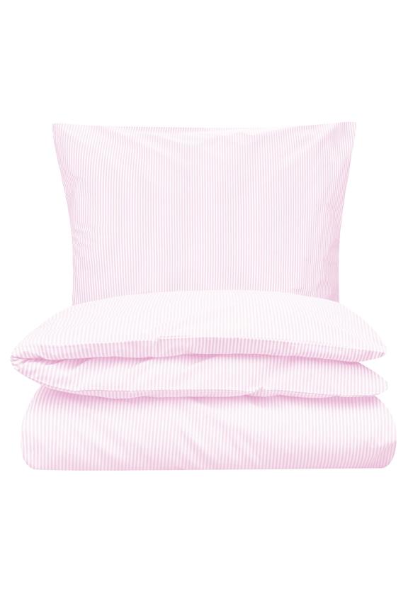 Beddengoedset Majuli Stripes Rose / Natuurlijk Wit via Shop Like You Give a Damn