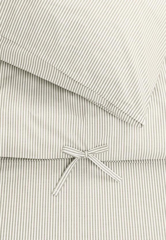 Percale Beddengoedset Majuli Strepen Berk / Natuurlijk Wit from Shop Like You Give a Damn