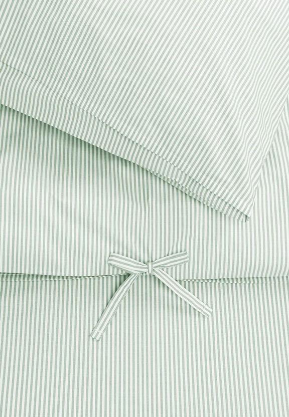 Beddengoedset Majuli Stripes Thyme / Natuurlijk Wit from Shop Like You Give a Damn