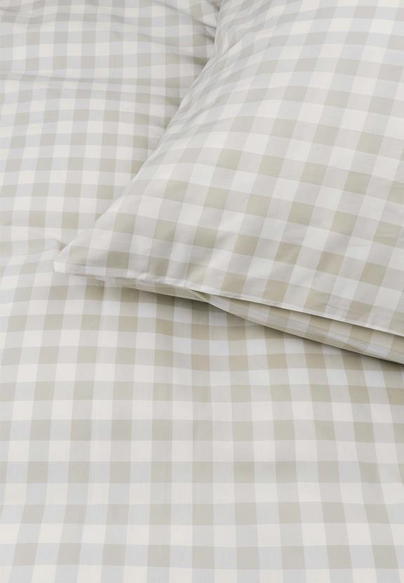 Percale Beddengoedset Majuli Check Berk / Natuurlijk Wit from Shop Like You Give a Damn