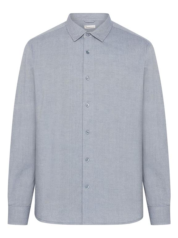 Overhemd Regular Fit Licht Twill Blauw via Shop Like You Give a Damn