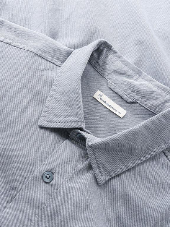 Overhemd Regular Fit Licht Twill Blauw from Shop Like You Give a Damn