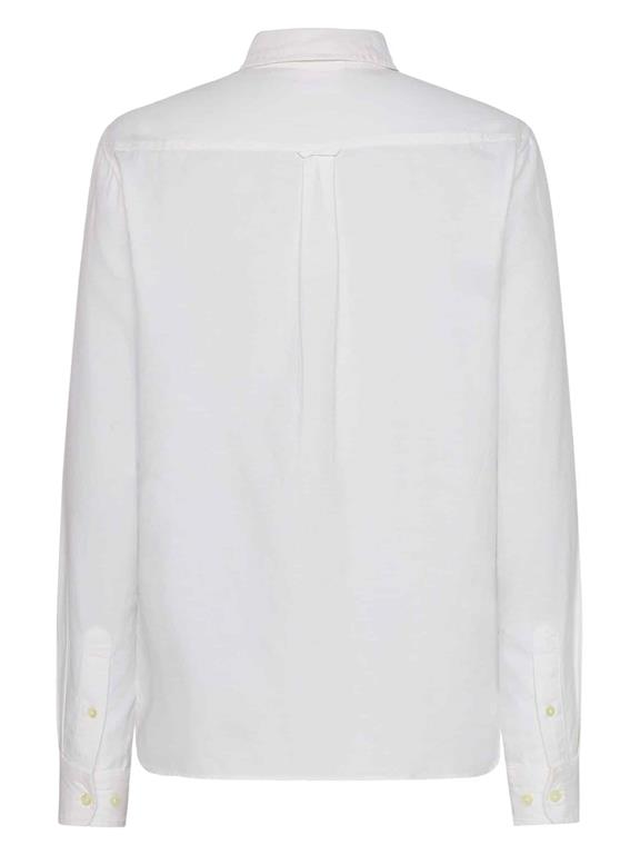 Overhemd Regular Fit Licht Twill Wit from Shop Like You Give a Damn