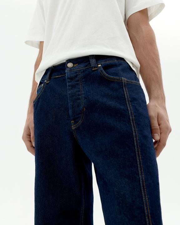 Denim Broek Rainn Medium Wash Blauw from Shop Like You Give a Damn