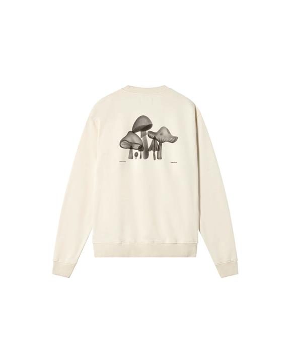 Sweatshirt Funghi Leon Wit from Shop Like You Give a Damn