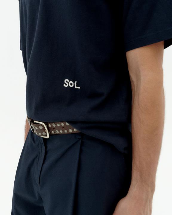 T-Shirt Solsol Zach Marineblauw from Shop Like You Give a Damn
