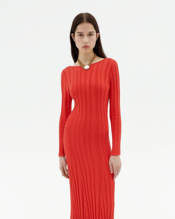 Gebreide Jurk Riko Rood from Shop Like You Give a Damn