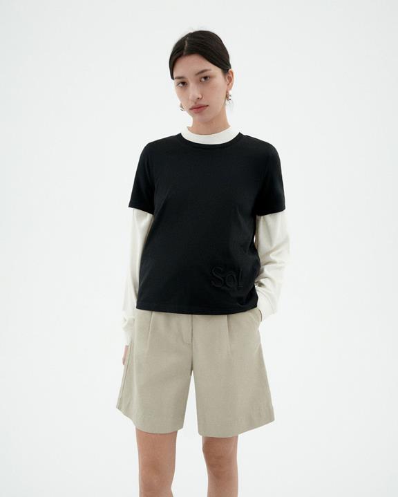 T-Shirt Zonnetype Ida Zwart via Shop Like You Give a Damn