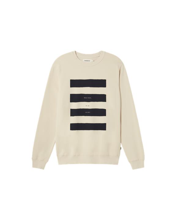 Sweatshirt Hello Beach Raw CrÃ¨me via Shop Like You Give a Damn