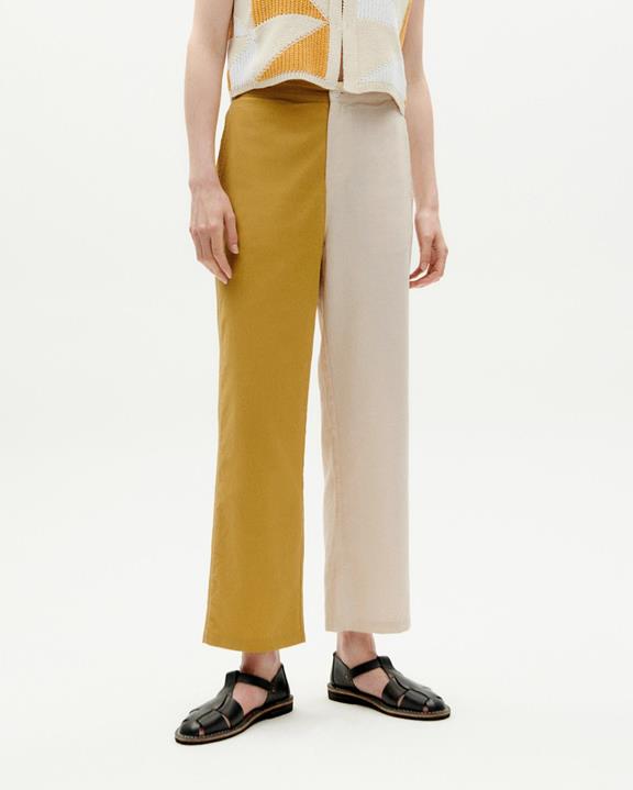 Broek Mariam Patched Geel from Shop Like You Give a Damn