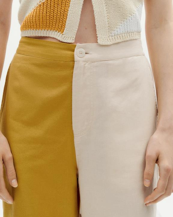 Broek Mariam Patched Geel from Shop Like You Give a Damn