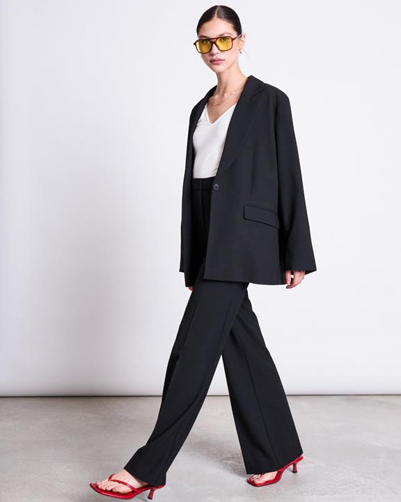 Wijde Broek Coralie Zwart via Shop Like You Give a Damn