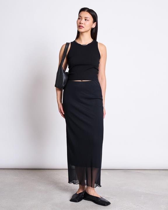 Maxi Rok Mesh Smuk Zwart from Shop Like You Give a Damn