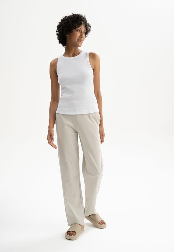 Broek Jersey Lounge Kirani Beige from Shop Like You Give a Damn