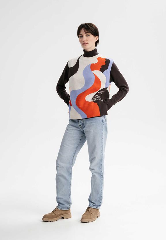 Gebreide Trui Jacquard Artist Edition Maggie Multicolor from Shop Like You Give a Damn