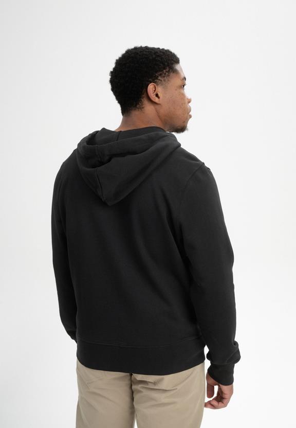 Hoodie Met Rits Devadas Zwart from Shop Like You Give a Damn