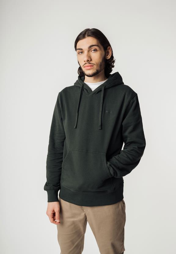 Hoodie Tican Donkergroen via Shop Like You Give a Damn