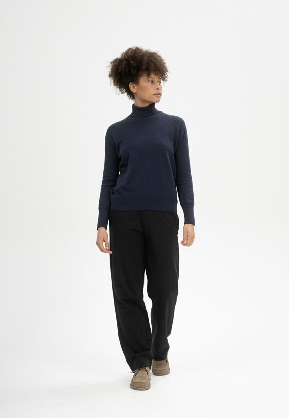Fijn Gebreide Coltrui Mayura Marineblauw from Shop Like You Give a Damn