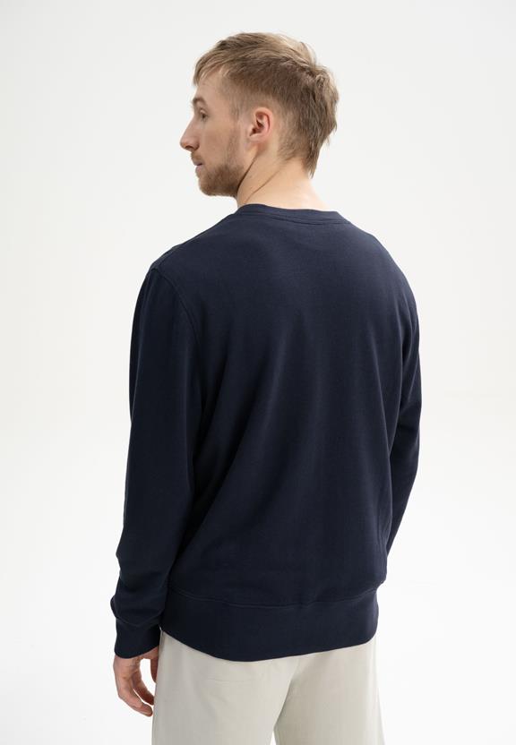 Sweatshirt Adil Marineblauw from Shop Like You Give a Damn