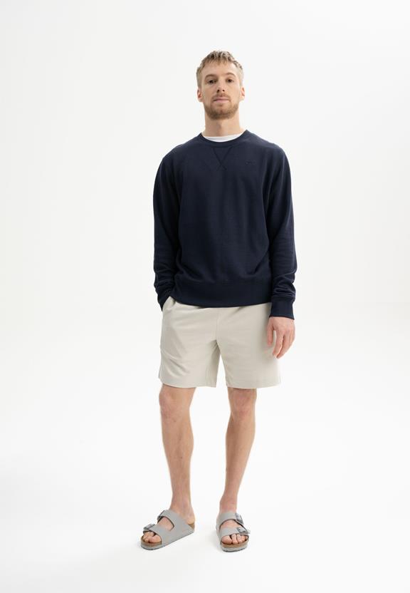 Sweatshirt Adil Marineblauw from Shop Like You Give a Damn