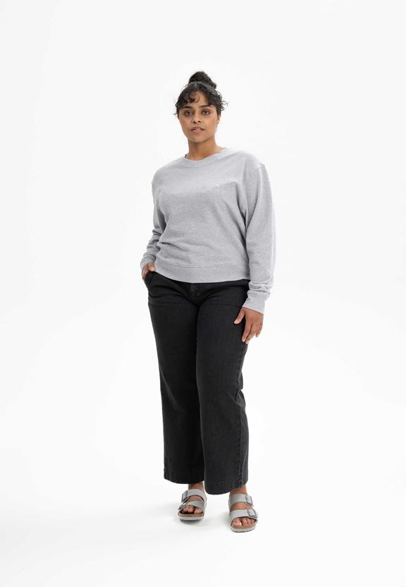 Sweatshirt Rati Grijs-Melange from Shop Like You Give a Damn