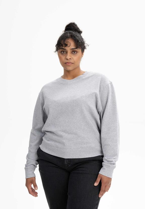 Sweatshirt Rati Grijs-Melange from Shop Like You Give a Damn